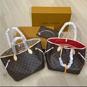 Louis Vuitton Neverfull Monogram Canvas Tote
